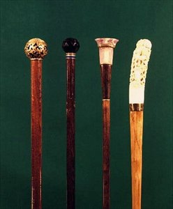 Collezione di bastoni da passeggio da English School